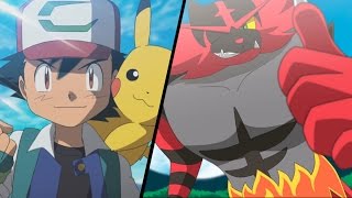 Litten and Stoutland  Ash and Pikachu AMV  Pokemon [upl. by Demahum]