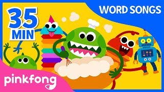 Foods and more  Word Songs  Learn Words  Compilation  Pinkfong Songs for Children [upl. by Liva]