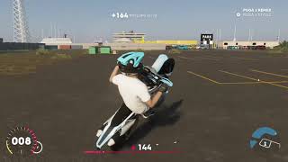 KTM 450 EXC Supermoto Carpark Wheelies  The Crew 2 [upl. by Iffar]