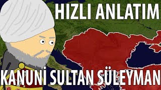 Kanuni Sultan Süleymanın Hayatı  Hızlandırılmış Tarih [upl. by Gracie]