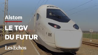 Les images du TGV du futur dAlstom testé en République tchèque [upl. by Isleana]