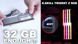 GSkill TRIDENT Z RGB 32GB of RAM are ENOUGH [upl. by Funk891]