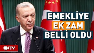 Emekli Maaşlarına Yapılacak Ek Zam Açıklandı  NTV [upl. by Eadnus]