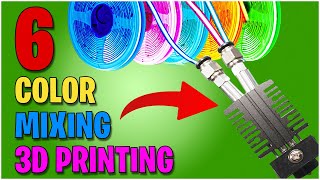 Filament Mixing 3D Printer  Rencolor AC10 [upl. by Teriann]