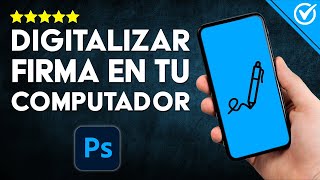 Cómo DIGITALIZAR FIRMA ELECTRÓNICA Crear Imagen Transparente sin Fondo Blanco con y sin Photoshop🖋️ [upl. by Fanya]