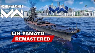 IJN YAMATO  Remastered Review  Modern Warships [upl. by Sebastiano]