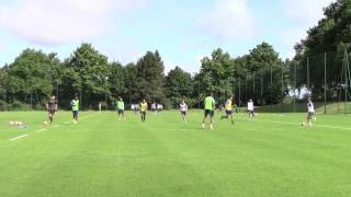 Séance entrainement football  LE HAVRE HAC  Conservation à 6 contre 3 [upl. by Alenas429]