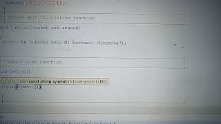 Coding Mql4 Harga Open Daily Hari Ini [upl. by Clarisa]