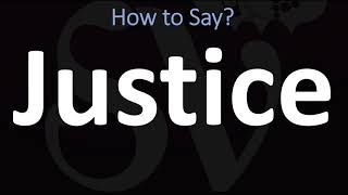 How to Pronounce Justice CORRECTLY [upl. by Neffets]