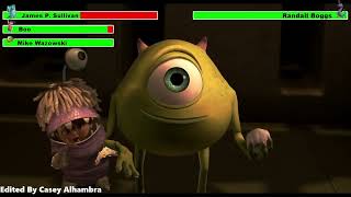 Monsters Inc 2001 Rescuing Boo with healthbars 12 [upl. by Mehelhteb]