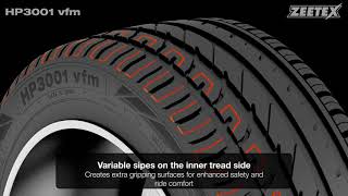 Zeetex HP3001 vfm  Ultra High Performance Tire  Zeetex Tires [upl. by Nimajeb]