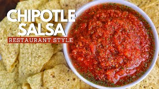 Chipotle Salsa Recipe  Chipotle Chips And Salsa [upl. by Ayot612]