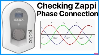 MyEnergi Zappi Car Charger  Checking the phase connections on 3 phase install [upl. by Siddra]