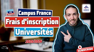 Frais dinscription universités pour étudier en France 20252026 🇫🇷 تكاليف الجامعات الفرنسيه [upl. by Anelem]