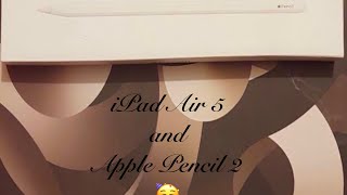 iPad Air 5 and iPencil 2 unboxing [upl. by Hevak11]