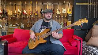 Fender quotVictor Bailey Signaturequot 5 String Jazz Bass in a Tan Finish  60th Anniversary [upl. by Luciano]