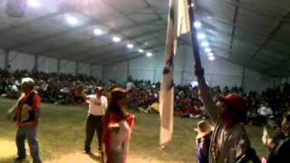 Ahousaht performing  canoe journeys 2010 [upl. by Turne998]