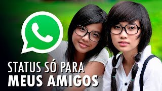 Como bloquear status do WhatsApp [upl. by Yerhpmuh]