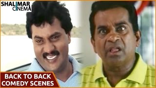 Latest Telugu Comedy Scenes  Back to Back  Brahmanandam Sunil Dharmavarapu  Shalimarcinema [upl. by Kehr658]