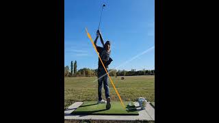 My Single Plane Golf Swing golf 60degreewedge drivingrange [upl. by Einahpetse380]