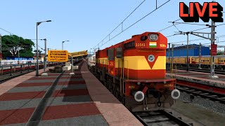 Indian Train Simulator 2024  Bumpy Railroad Track [upl. by Nonnahsed]