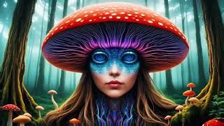 Psytrance  Mushroom Trip  Trippy Animation 🍄 Psychedelic Trance mix 2024 AI Graphic Visuals [upl. by Zima]