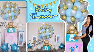 DIY Decoracion con Globos para Baby ShowerDIYBaby Shower Decor IdeaHot Air Balloon [upl. by Lamrouex]