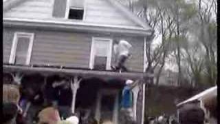 Block Party 2007 Man on Roof Complete Footage [upl. by Guttery]