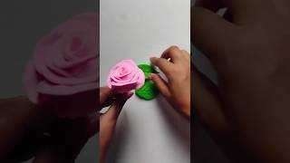 Clay diye jinis banano ।। Clay craft ।। Clay flowers clay shorts craft [upl. by Eliason242]