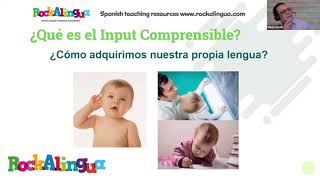 Webinario Input Comprensible profesores de español Comprehensible input webinar Spanish teachers [upl. by Llejk]