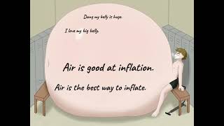 Air belly inflation Subliminal [upl. by Enyaz]