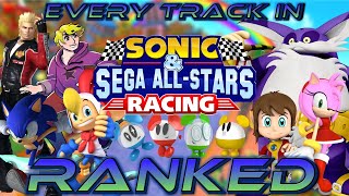 Every Track in Sonic and Sega all Stars Racing Ranked From Worst to Best [upl. by Auqinat]