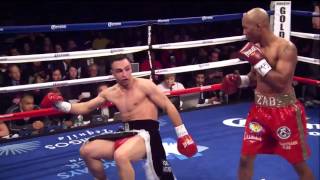 Paulie Malignaggi 2nd Round Knockdown Against Zab Judah [upl. by Idnem]