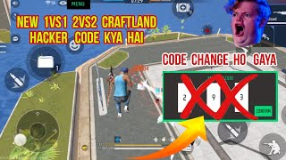 Hn Shri New Craftland 😱 Hacker Map Code kya  New free fire carftland map code [upl. by Thackeray]