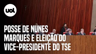 🔴 TSE ao vivo Posse do ministro Nunes Marques e eleição do vicepresidente da Corte acompanhe [upl. by Erastatus]