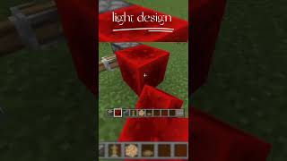 Minecraft light design minecraftshorts [upl. by Slaughter]