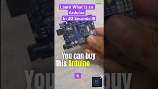 Learn What is an Arduino in 20 Seconds shortsvideo breadboardcircuit arduino shortsfeed diy [upl. by Namien]