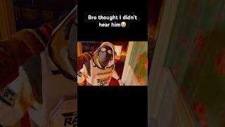 Bro thought I couldn’t hear his footsteps😭 bo6 cod funnygaming short [upl. by Nawyt]