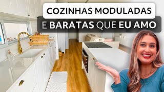 COZINHAS MODULADAS E BARATAS QUE EU AMO [upl. by Airbas818]