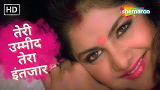 Teree Ummid Teraa Intzar Karte Hain  90s Hindi Songs  Superhit Romantic Song  Deewana 1992 [upl. by Lam]