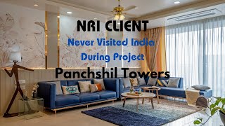 Panchshil Towers NRI Client 5BHK Interior Design Best Interior Designers in Pune Xclusive Interiors [upl. by Etaner940]