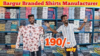 Bargur shirt Manufacturer  Bargur shirt wholesaler  Bargur Textile Market Bargur Wholesale Market [upl. by Tillfourd]