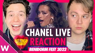 Chanel quotSloMoquot Reaction  Spain Eurovision 2022 [upl. by Matthia]