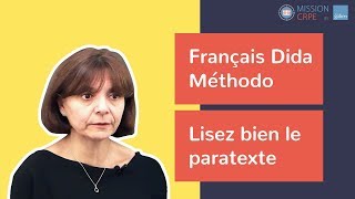 MissionCRPE  Francais  Méthodo Didactique partie 1 [upl. by Ayel]