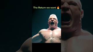 The Return want 🥶 Brock Lesnar edit 🥶 ultimate return ☠️ ll wwe brock shortsfeed [upl. by Nilknarf]