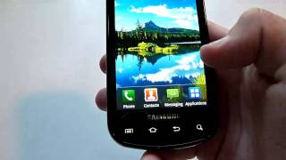 Samsung Epic 4G for Sprint  TouchWiz Software [upl. by Marion]