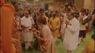 Anant amp Radhika Ambanis Wedding Blessed By Revered Hindu Shankaracharyas [upl. by Dwane]