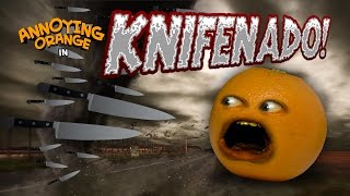 Annoying Orange  Knifenado Sharknado Parody [upl. by Aneerbas]