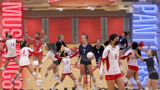 High School Varsity Volleyball Monument Valley Lady Mustangs vs Piedra Vista Lady Panthers [upl. by Aluor]