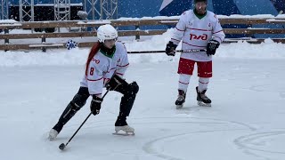 АЛЕКСАНДРА ТРУСОВА открыла каток «ЛокоЛёд» 151223 [upl. by Thomasin831]